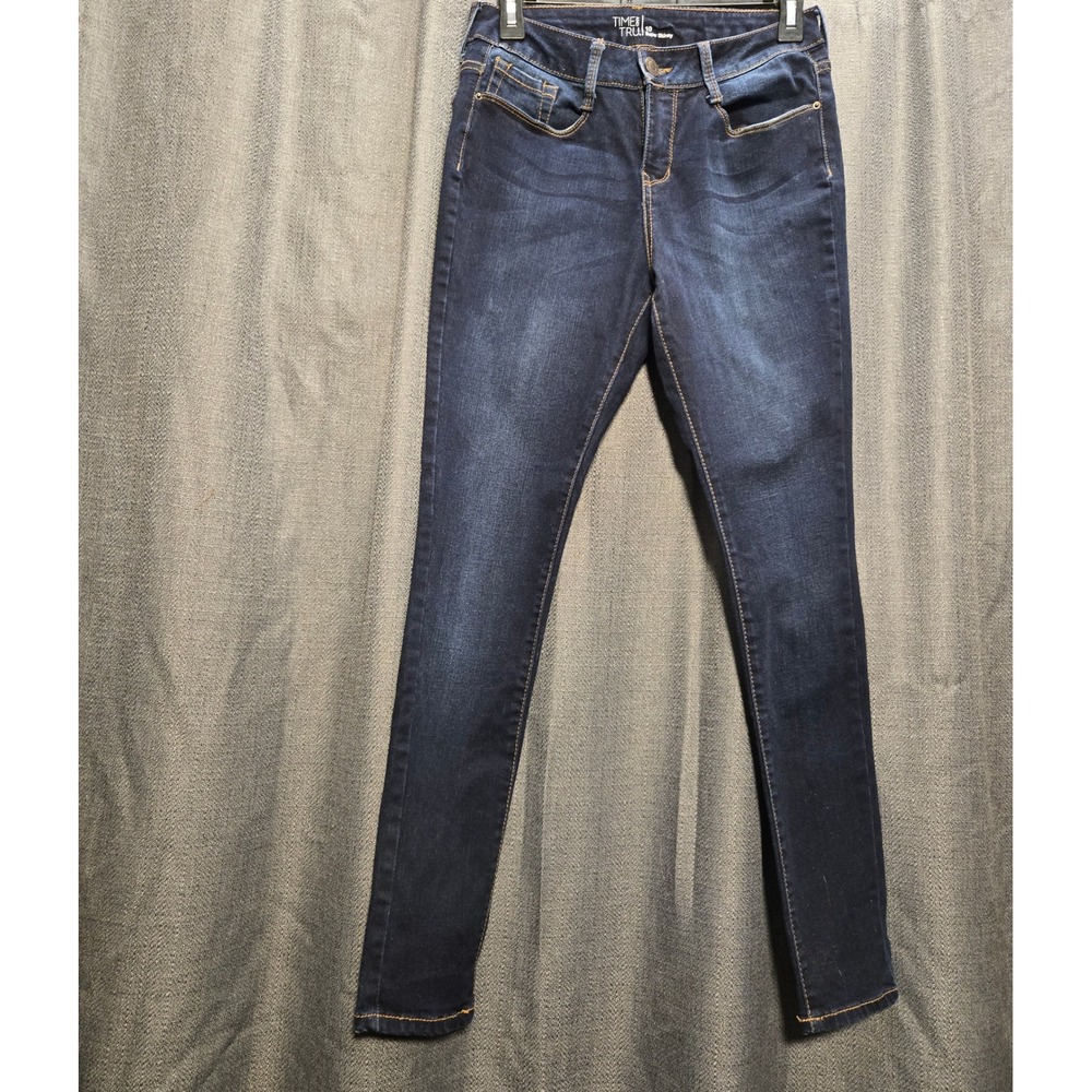 Time and Tru Super Skinny Dark Wash Denim Jeans Size‎ 10